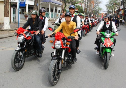 Dàn Yamaha Exciter trong đám ăn hỏi ở Hải Phòng - Hình 3