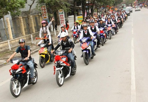 Dàn Yamaha Exciter trong đám ăn hỏi ở Hải Phòng - Hình 8