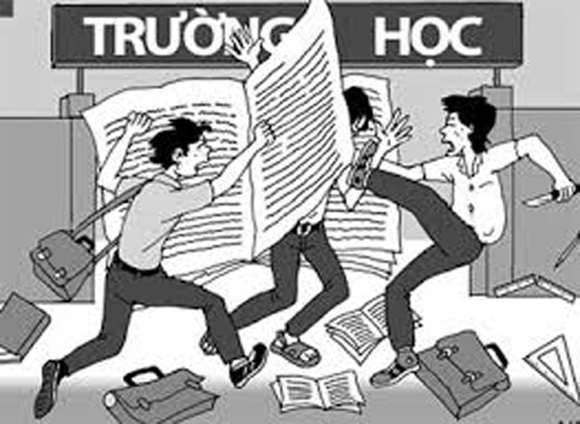 Thầy trò đánh nhau: Bạo lực tái tạo bạo lực - Hình 1