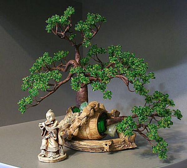 Trang trí nhà bằng chậu cây nhỏ xinh kết từ hạt cườm - Hình 10