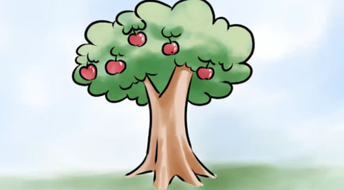 Tạo hình Vẽ cây ăn quả  Mẫu giáo nhỡ  YouTube