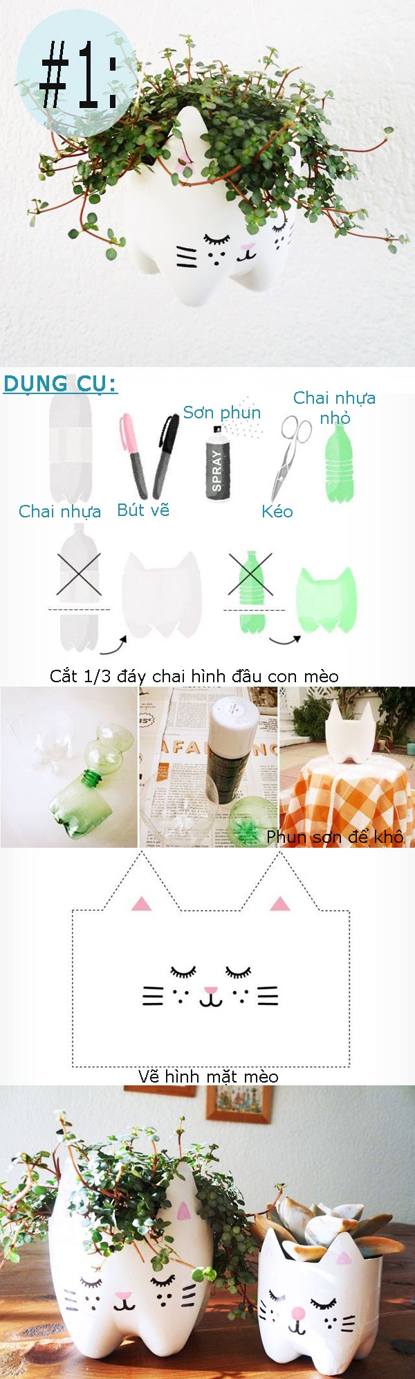 3 ý tưởng tái chế đồ dùng thành chậu trồng cây hay ho - Hình 1