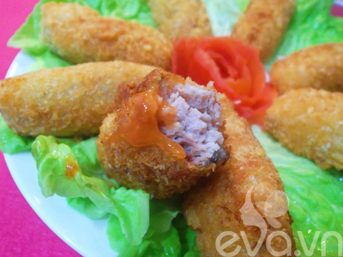 [Chế biến] - Chả cá trắm chiên xù - Hình 8