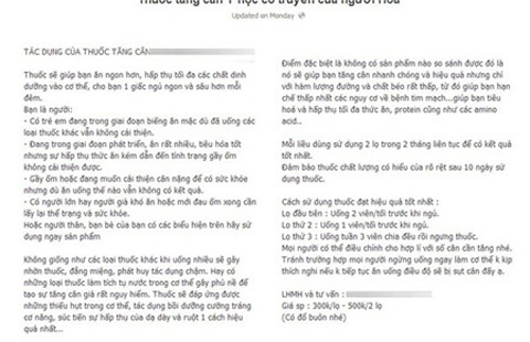 Muốn vòng 3 bốc lửa, chị em nhắm mắt mua thuốc tăng cân - Hình 3