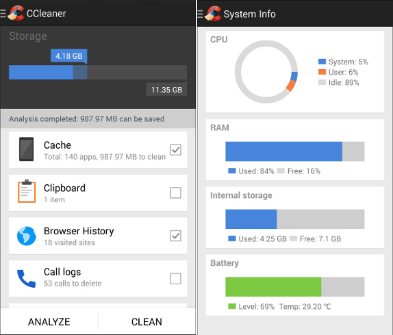 Phần mềm Ccleaner trứ danh đã có trên Android - Hình 2
