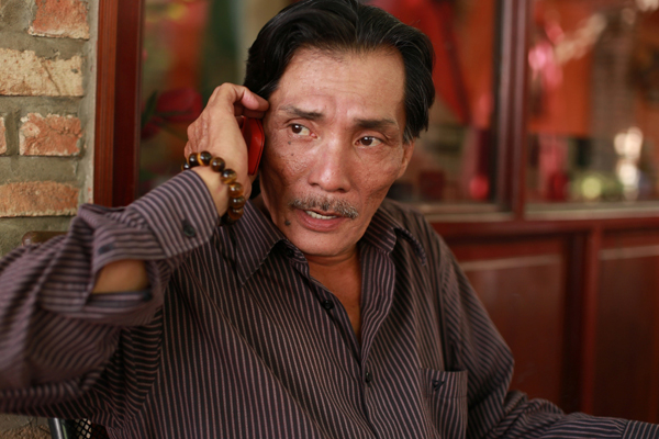 Thương Tín với gương mặt đáng sợ trong phim mới - Hình 1