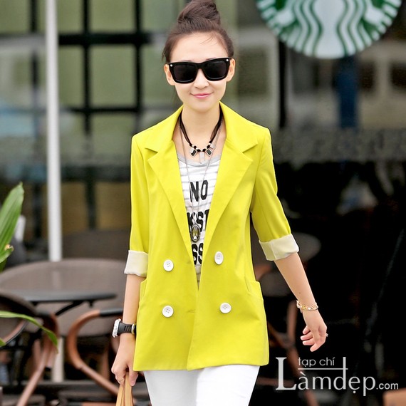 Vest màu sắc ấn tượng mùa hè - Hình 17