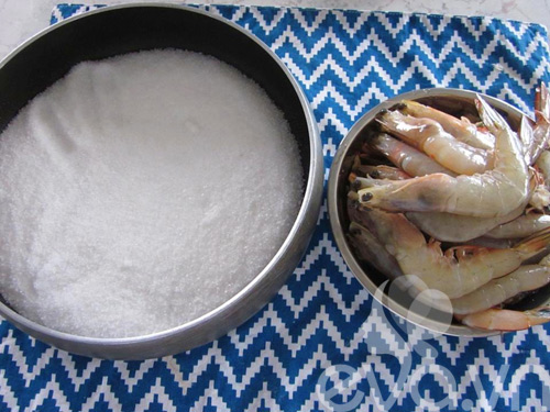 [Chế biến] - Tôm hấp muối sốt chanh - Hình 1