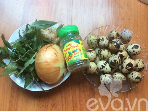 [Chế biến] - Trứng cút lộn xào hành răm - Hình 1