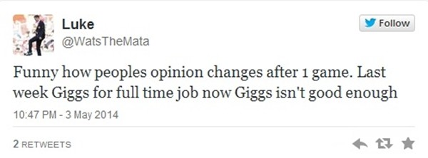 Thua trận, Giggs bị fan ví với David Moyes - Hình 5