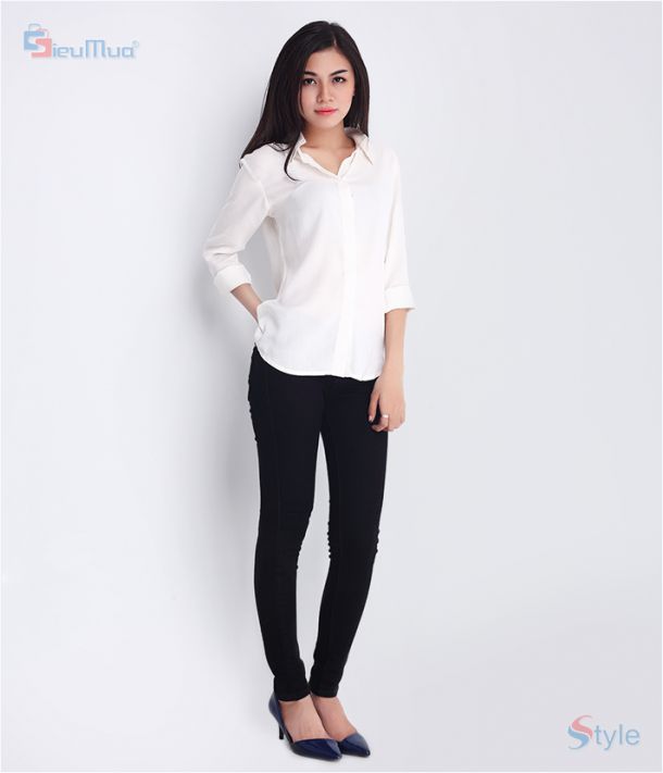 Áo sơ mi công sở thanh lịch SID10756 - Hình 7