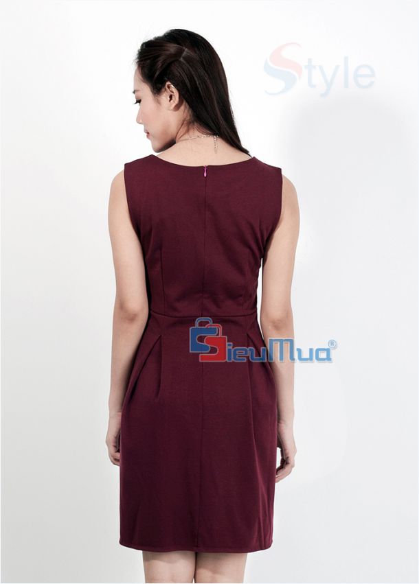 Đầm xòe eo xếp ly - Hình 3