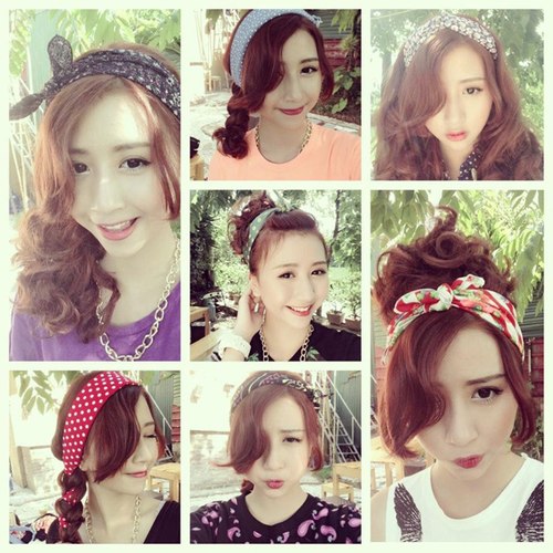Hà Tăng đeo băng đô đẹp như minh tinh trái đất - Hình 11