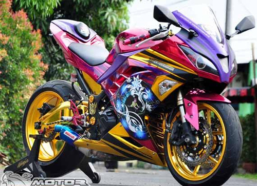 Môtô độ siêu sặc sỡ ở Indonesia - Hình 2
