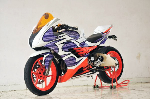 Môtô độ siêu sặc sỡ ở Indonesia - Hình 10