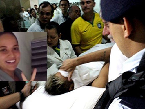 Nữ y tá mất việc vì tự sướng lúc cấp cứu Neymar - Hình 1