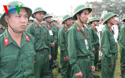 Hàng nghìn tân binh lên đường nhập ngũ - Hình 1