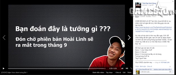 Thời Đại Anh Hùng chuẩn bị tung ra phiên bản Hoài Linh - Hình 1
