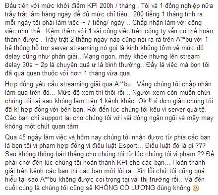 Azubu phủ nhận vụ quỵt tiền lương stream 300 tiếng của game thủ Việt - Hình 3