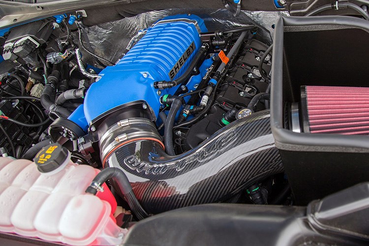 Shelby trình làng quái vật bán tải F-150 Blue Thunder 2016 - Hình 9