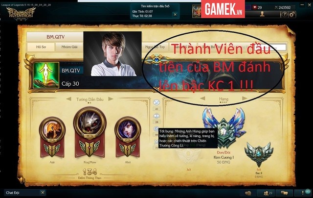 Siêu sao Liên Minh Huyền Thoại QTV chắc chắn thôi giấc mơ Thách Đấu mùa 5 - Hình 3