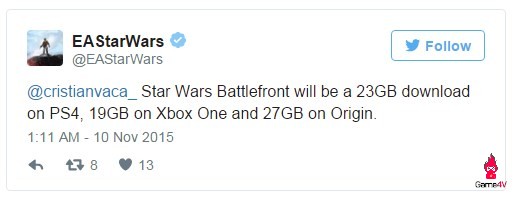 Star Wars Battlefront tối ưu dung lượng game ở mức miễn chê - Hình 2