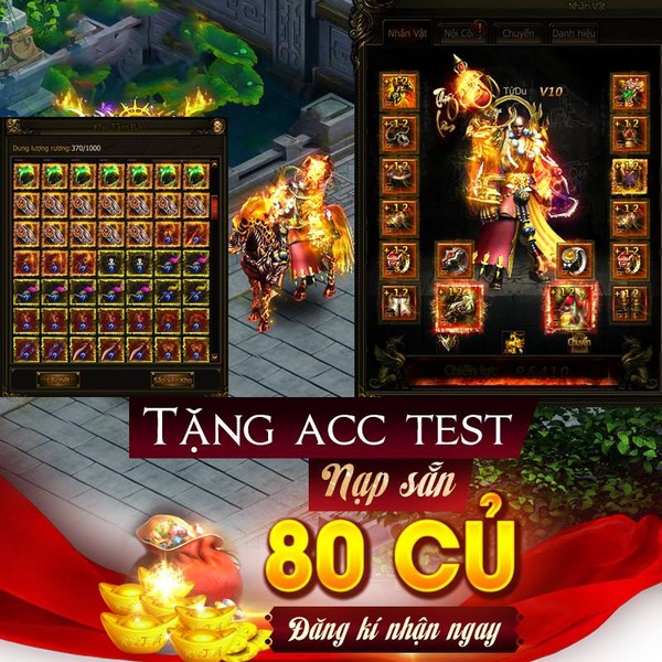 Cửu Âm Chân Kinh Web chơi sang, tặng tài khoản 80 triệu - Hình 1