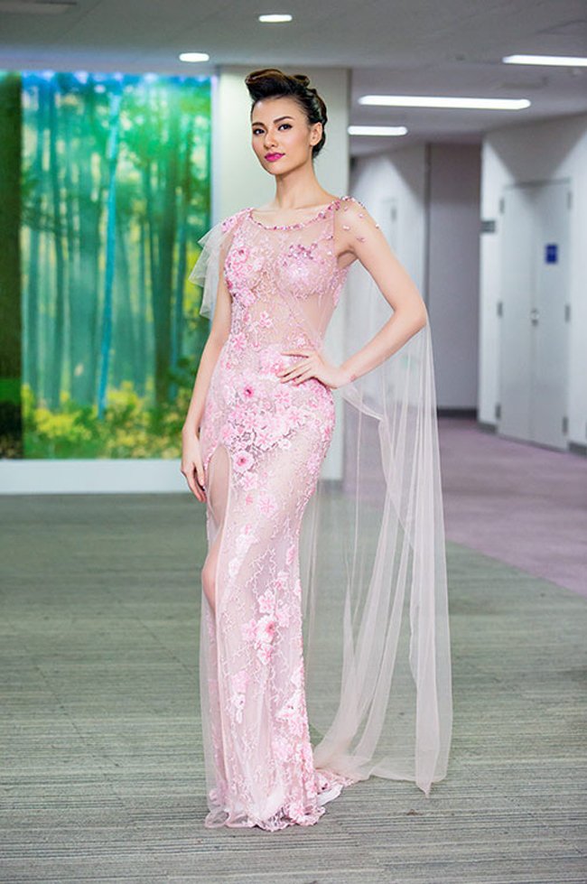 Top đầm xuyên thấu siêu gợi cảm của sao Việt năm 2015 - Hình 16