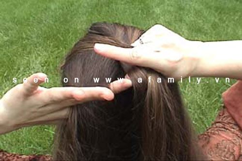Cách tết tóc đuôi sam xinh yêu kiểu Pháp - Hình 7