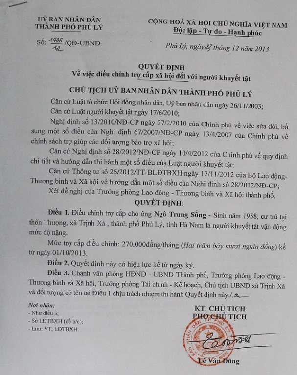 Quan xã ăn chặn cả gói mì tôm của người tàn tật - Hình 4