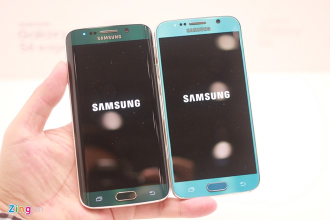 Galaxy S6 và S6 Edge đọ dáng - Hình 1