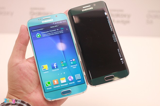 Galaxy S6 và S6 Edge đọ dáng - Hình 12