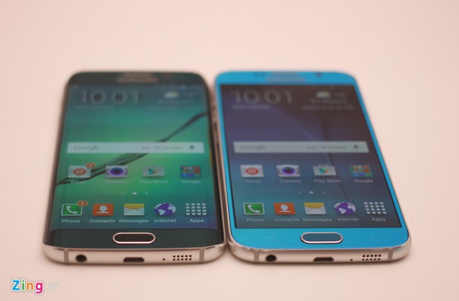 Galaxy S6 và S6 Edge đọ dáng - Hình 5