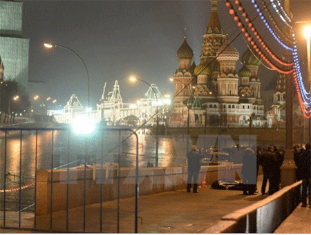 Nga: Nhận dạng được một số nghi phạm trong vụ bắn ông Nemtsov - Hình 1