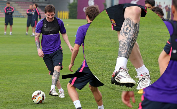 Bí ẩn sau hình xăm độc của Messi Beckham Sergio Ramos