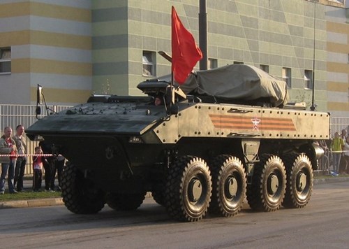 Cận cảnh dàn vũ khí Nga rầm rập tiến về Quảng trường Đỏ - Hình 25