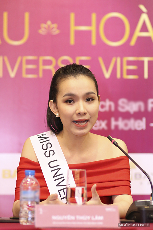 Dàn mỹ nhân hội ngộ tại họp báo Hoa hậu Hoàn vũ - Hình 2