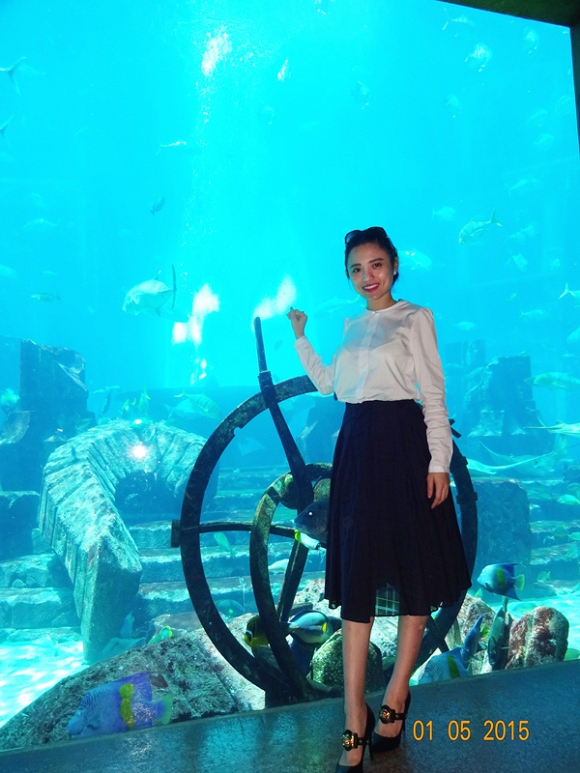 Hoa khôi Lan Anh du ngoạn hè ở Dubai - Hình 4