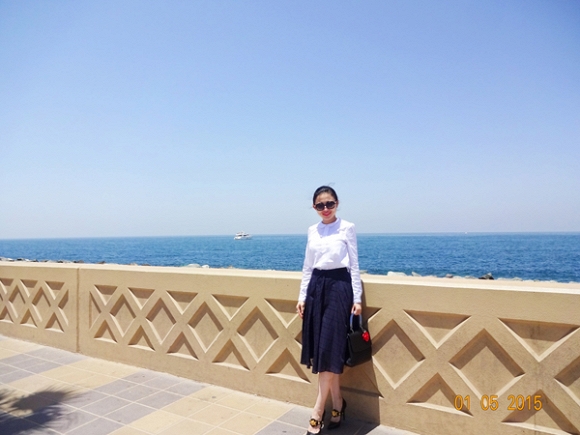 Hoa khôi Lan Anh du ngoạn hè ở Dubai - Hình 7