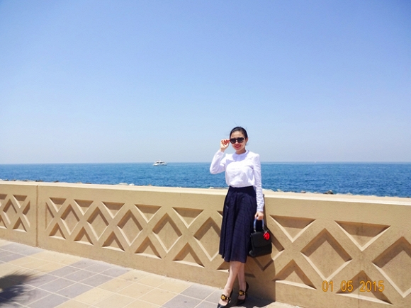 Hoa khôi Lan Anh du ngoạn hè ở Dubai - Hình 5