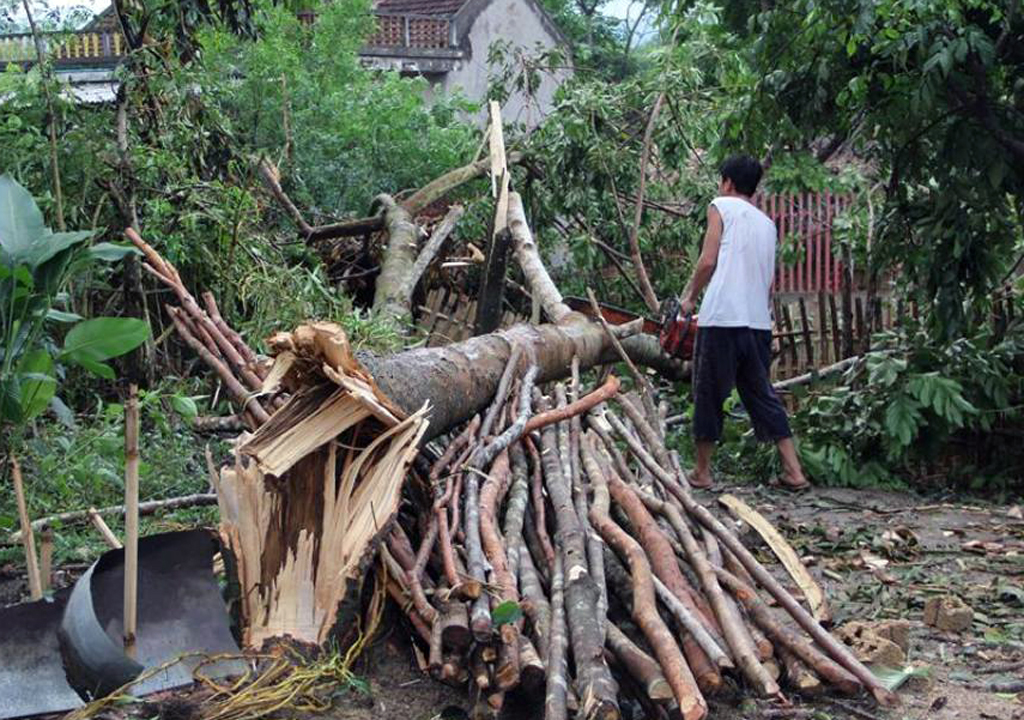 Mưa lôc lớn, hang trăm ngôi nha tốc mai, hư hong - Hình 6