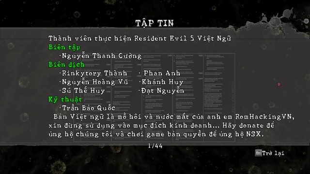 Resident Evil 5 đã có bản Việt hóa - Hình 6
