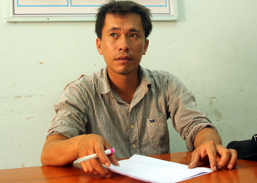 Tài xế xe tải tông chết 2 cha con bị bắt - Hình 1