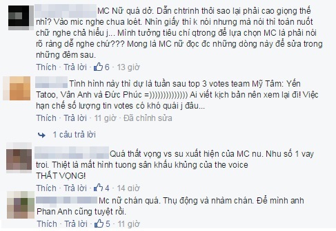 Nữ MC Giọng hát Việt bị chỉ trích là thảm họa - Hình 2
