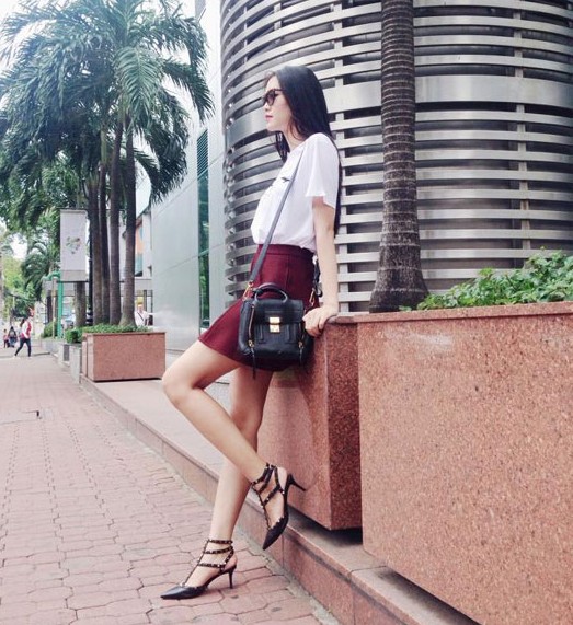 Chấm điểm phong cách thời trang đường phố của hoa hậu Việt - Hình 24