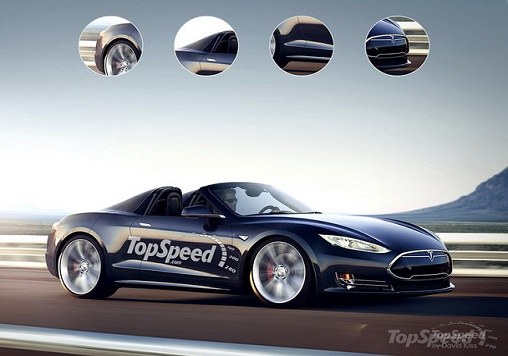 Ảnh đồ họa Tesla Roadster đẹp mê hồn - Hình 1