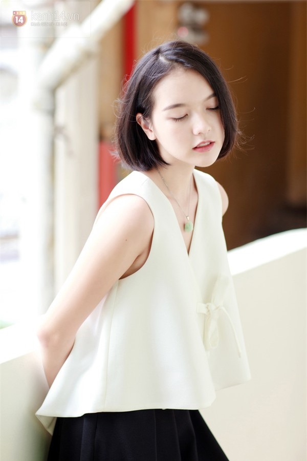 Cách trang điểm xinh lung linh cho nàng tóc ngắn - Hình 18