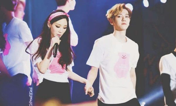Netizen trầm trồ trước những ảnh ghép cặp đôi Taeyeon - Baekhyun - Hình 2