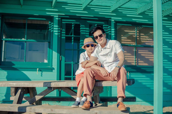 Quang Dũng hạnh phúc bên con trai Bảo Nam - Hình 2