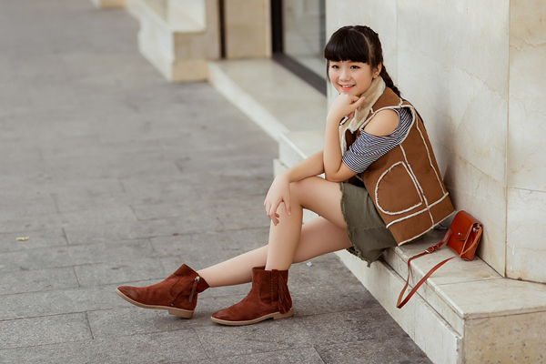 Học trò Đông Nhi cá tính với street style mùa thu - Hình 6